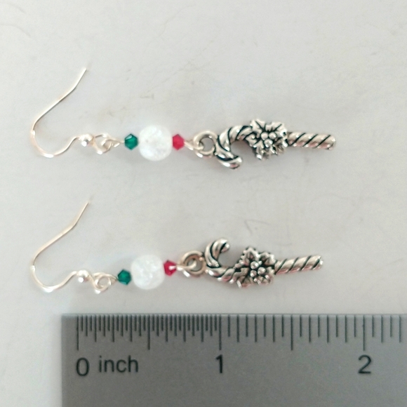 Swarovski Crystal Christmas earrings - Picture 4 of 4